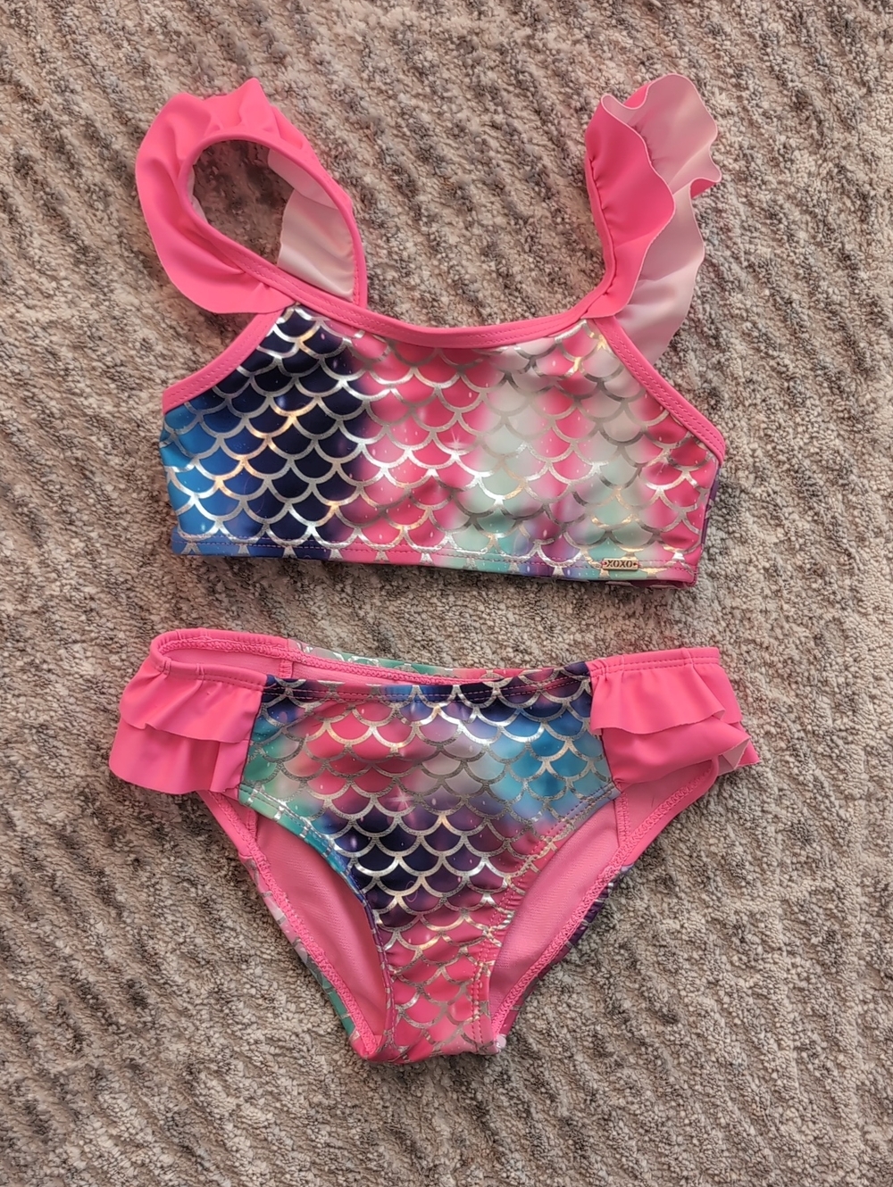 Girls Two-Piece Swimsuit - Size 4